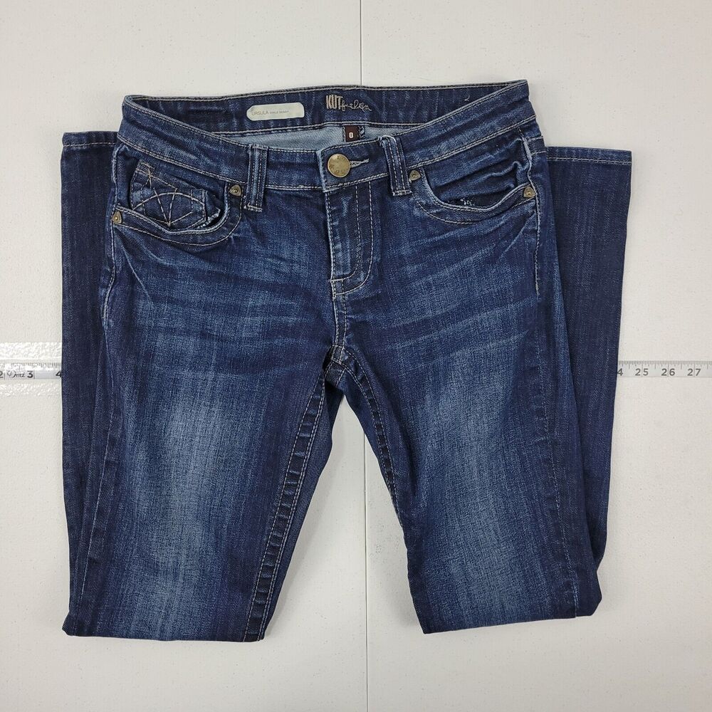 Kut‎ From The Kloth jeans Ursula ankle skinny blue size 0 womens 3324